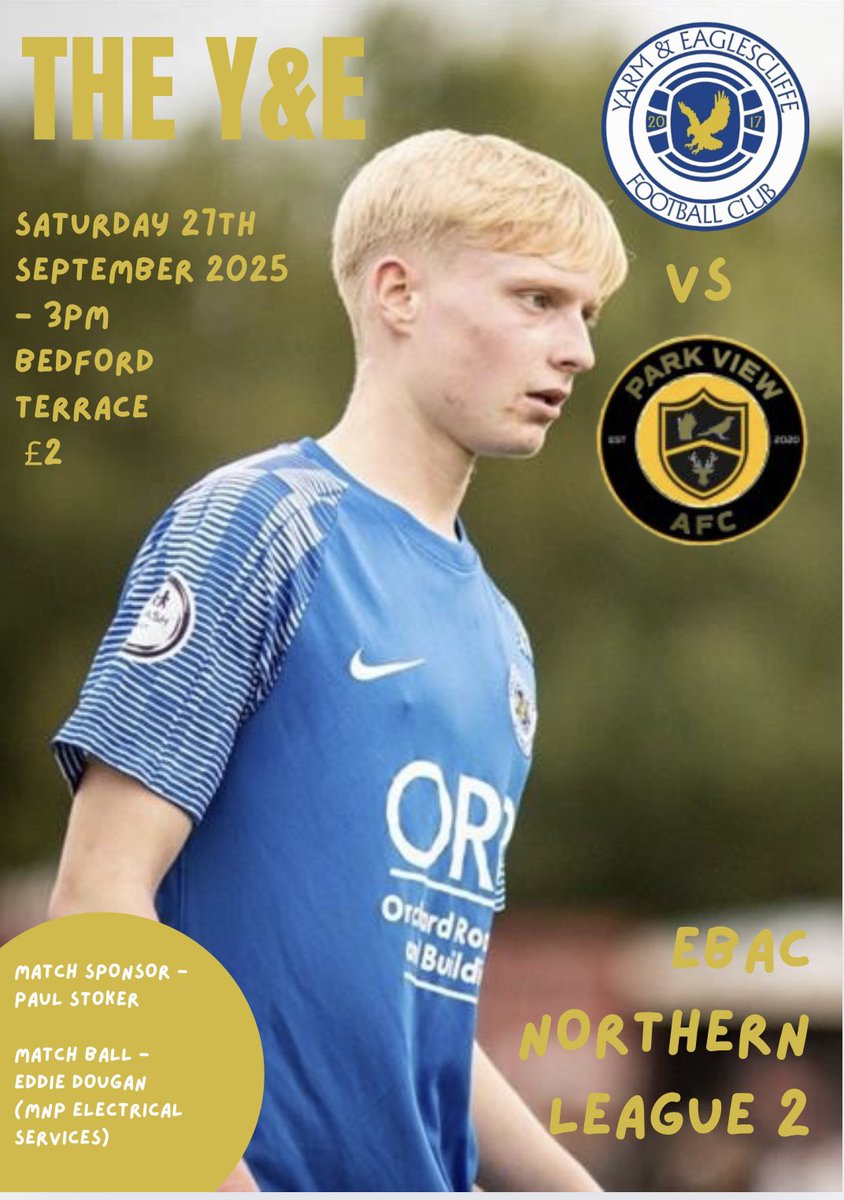 Match day programme will be on sale Saturday against <a href="/ParkViewAFC/">Park View AFC</a>