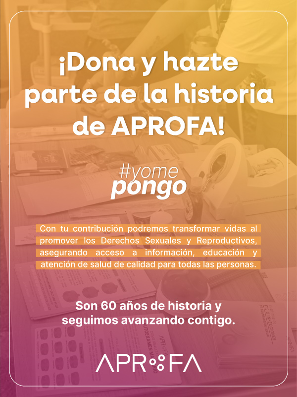 🤲 Haz tu donación en aprofa.cl/yomepongo/ y únete a nuestra misión por los #DerechosSexualesyReproductivos ✔ 💖 #APROFA