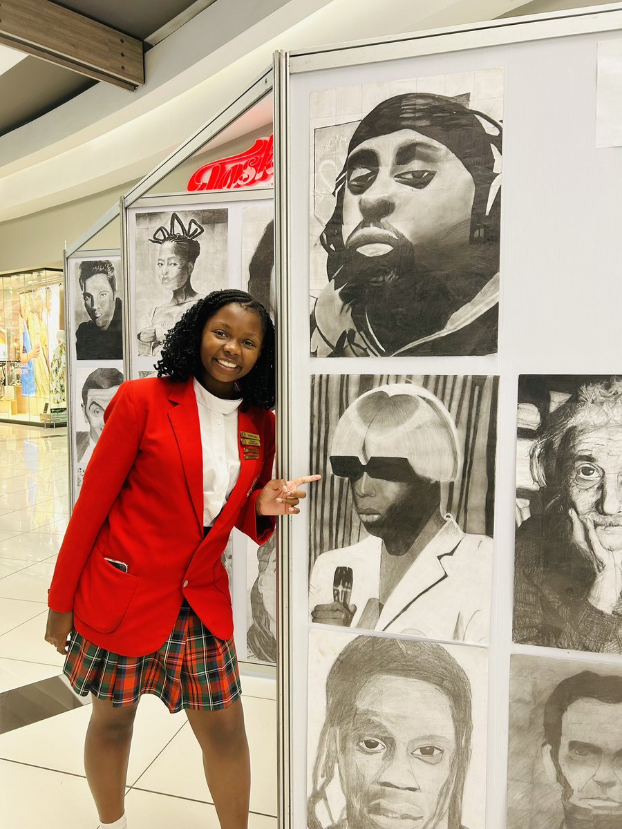 Ms_Tick's tweet photo. My daughter’s art work, she drew her favourite rapper Tyler, The Creator, created a real masterpiece with this one🥰 https://t.co/croYOwWR44