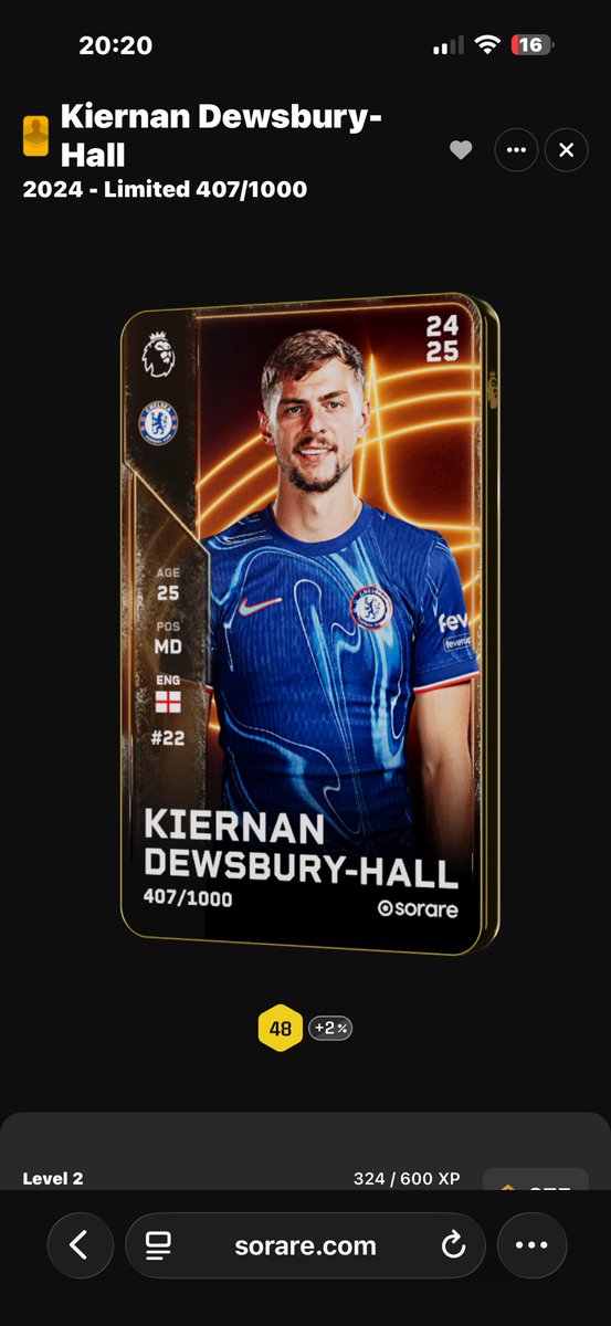 GIVEAWAY!
Seen as <a href="/Sorare/">Sorare</a> gifted me a Dewsbury-Hall I’m giving away Classic Dewsbury-Hall! 

1. Follow
2.Like
3. Comment Sorare name 

Will pick winner before deadline shuts tomorrow! Trying to gain more Sorare followers so any retweets I will appreciate #sorare