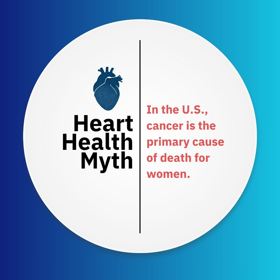 Fact: Heart disease is the leading cause of death for women in the U.S.

Heart disease kills more women than all forms of cancer combined. However, women are more likely to be underdiagnosed due to atypical symptoms.

Women may experience heart disease differently, but their risk