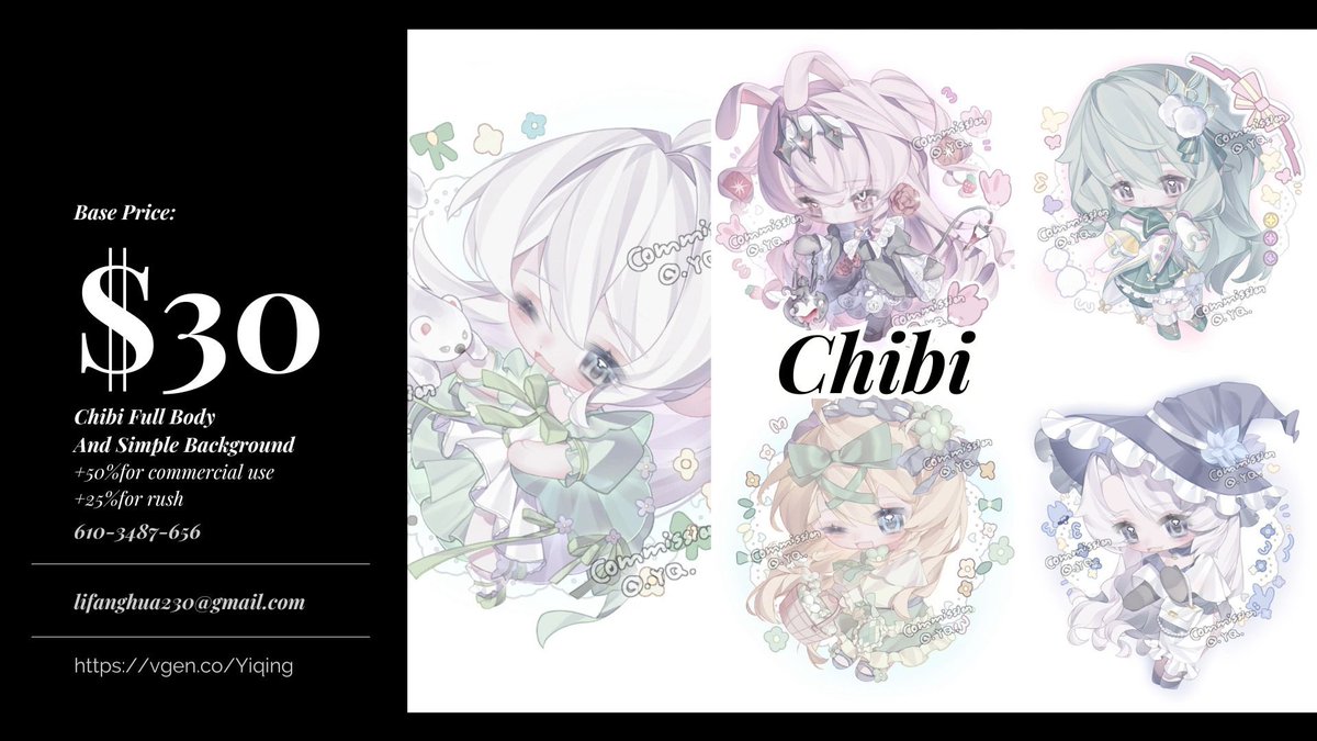 Hi!
I just got into Vgen! !so I wanna try it out for the first time🥺💗

Here’re some commissions of me opened on Vgen right now, you’re welcome to visit me by this link for the request! (vgen.co/Yiqing)

Thanks for all the supports☺️🫶

#VgenOpen #VGen #illustration