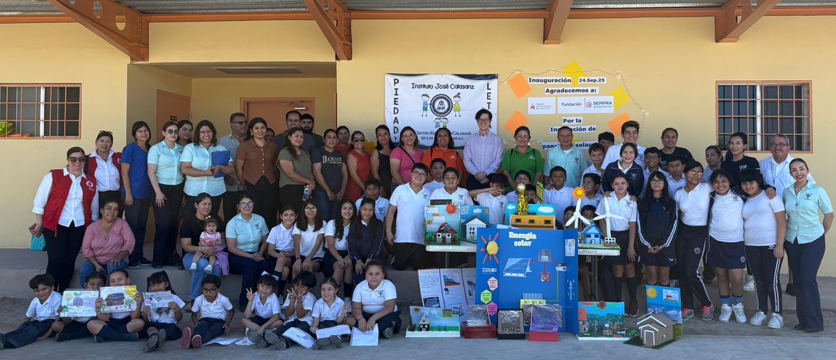 Gracias al trabajo colaborativo entre <a href="/infanciamexico/">InfanciaMexico</a> y Fundación <a href="/SempraInfra_MX/">Sempra Infraestructura</a>, en Educación Solidaria de las Californias, se encendieron 38 paneles solares que beneficiarán a 272 niños, 175 personas adultas y 9 adultos mayores en #Mexicali.

#SomosFPN #35AñosContigo