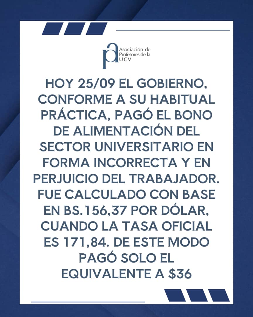 #UCV #BonoNoEsSalario #SalariosDignosYa