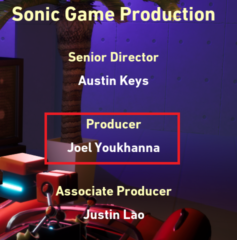 I am so honored to be a part of #SonicRacingCrossWorlds and seeing all the hard work shine from everyone on the development teams, to marketing, social, and so many more! And especially, thank you to all the fans that are playing!