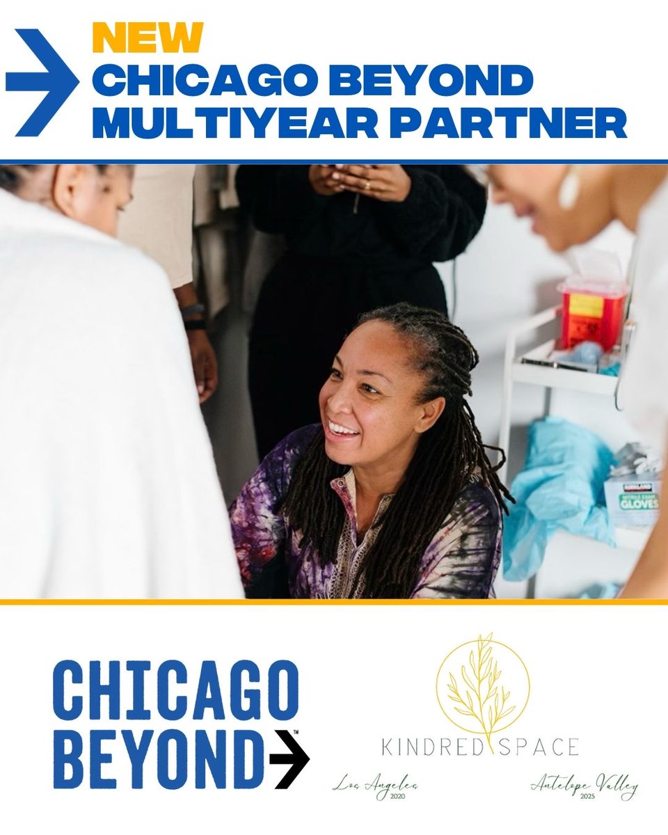 Chicago Beyond is committing a $3M investment across 3 orgs advancing maternal health in America. Join us in welcoming:

Hummingbird Indigenous Family Services - Seattle, WA
Jamaa Birth Villagem - Ferguson, MO
Kindred Space LA  - Los Angeles, CA
Learn more chicagobeyond.org/news-events/10…