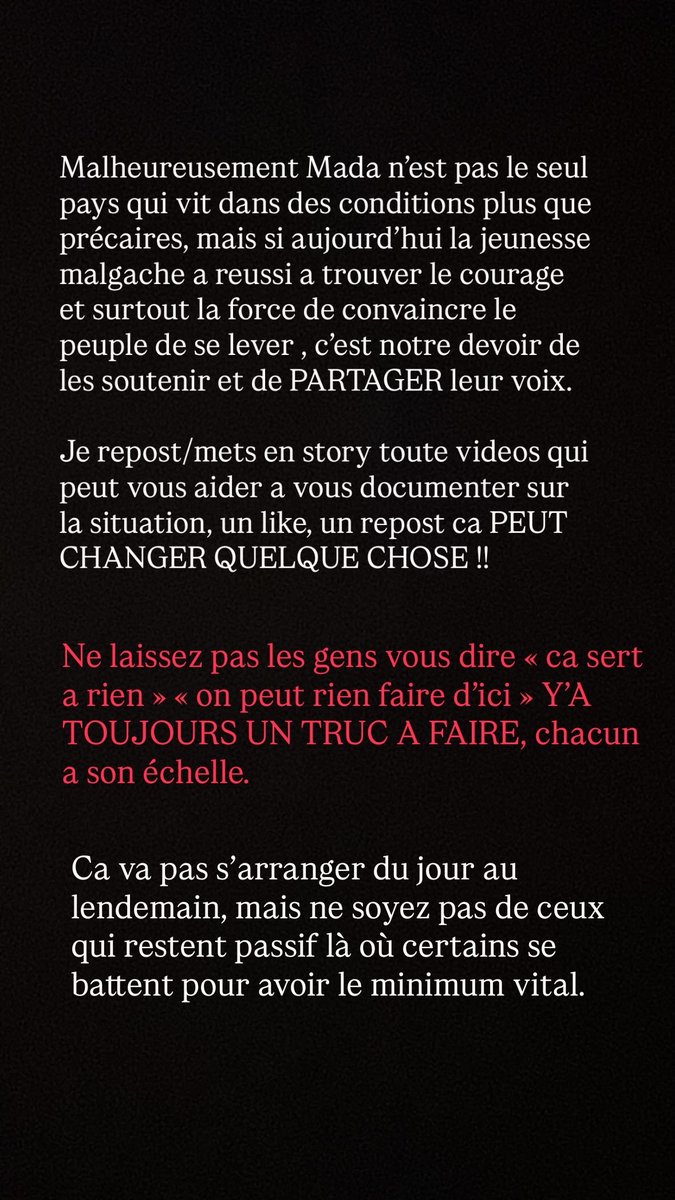 JE PEUX PAS DIRE SON NOM SINON JE RISQUE GROS MAIS FCK LE GVMENT ET LE PLOUC A SA TETE MASOSPORY ENAO #freemadagascar