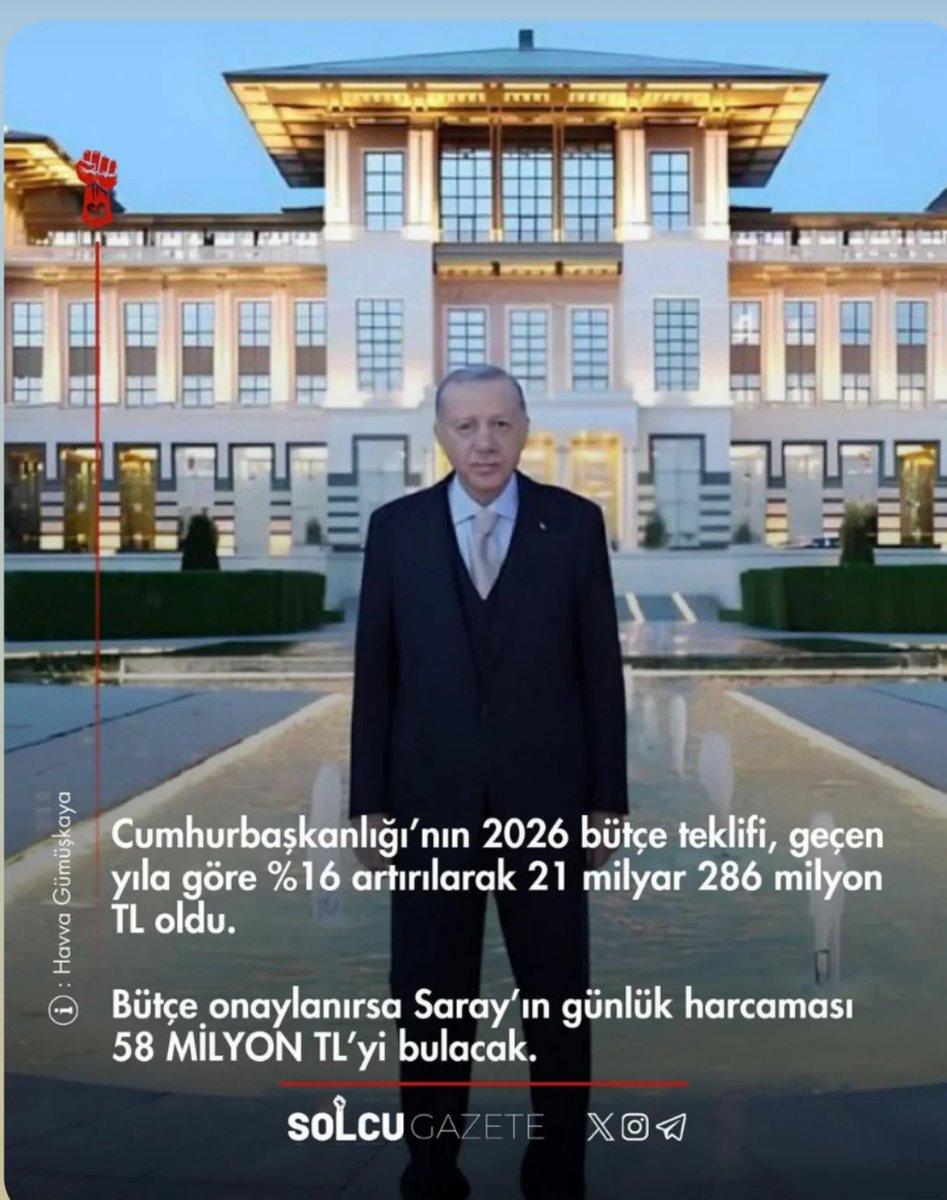 Millet aç bugünün saraylıları tok 
 #HalkDerinYoksullukta