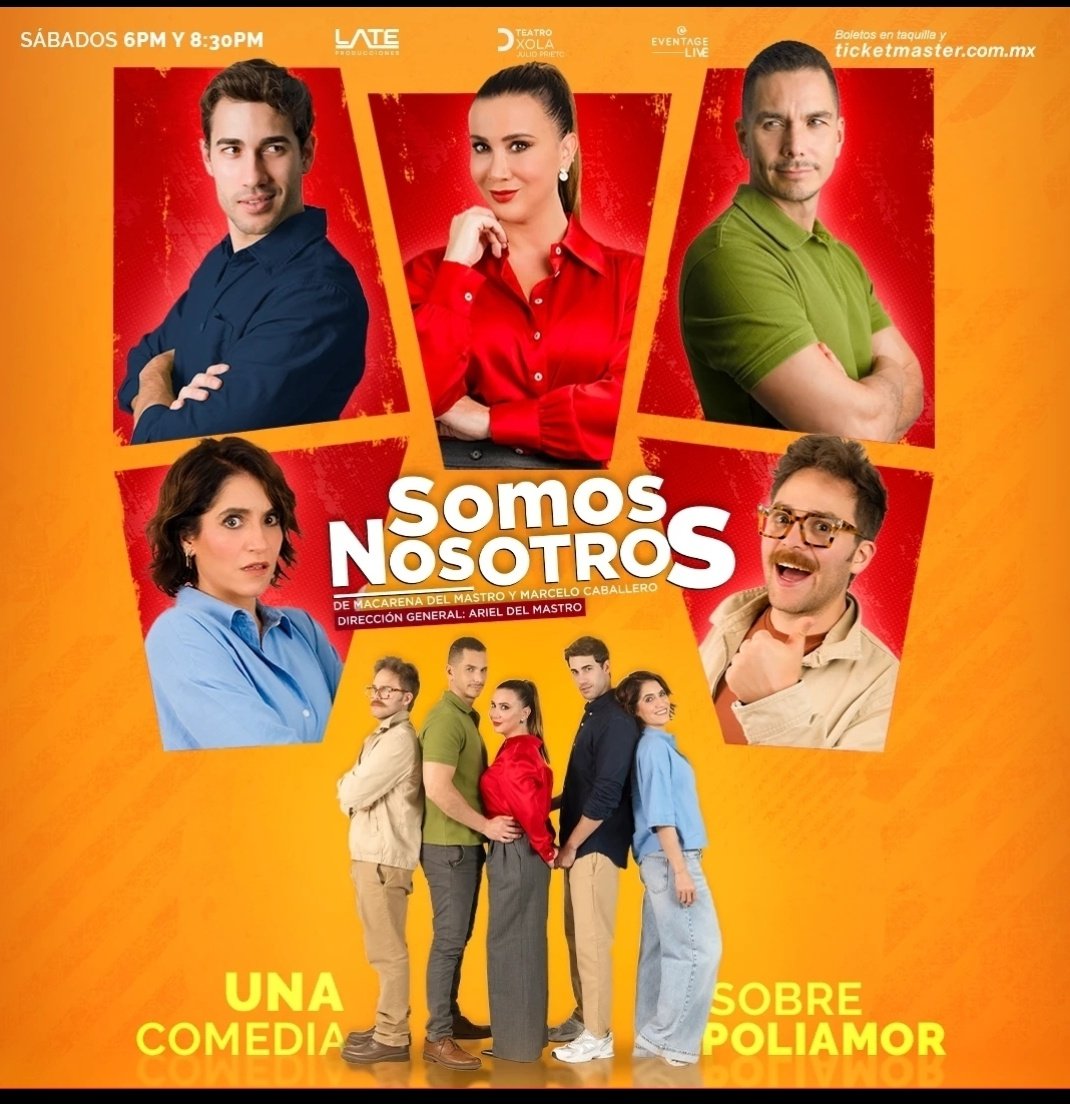 Tenemos pases dobles para que asistan este Sábado a "Somos Nosotros" 6 pm.  En el Teatro Xola 🎭

Únicamente:

🌟Nombre completo
🌟Like y RT
🌟 Captura de que comentaste el sig. Vídeo 👇🏾 

youtu.be/dNLZzp3OsWg?si…

Ganadores al azar vía DM 🎭🎁
