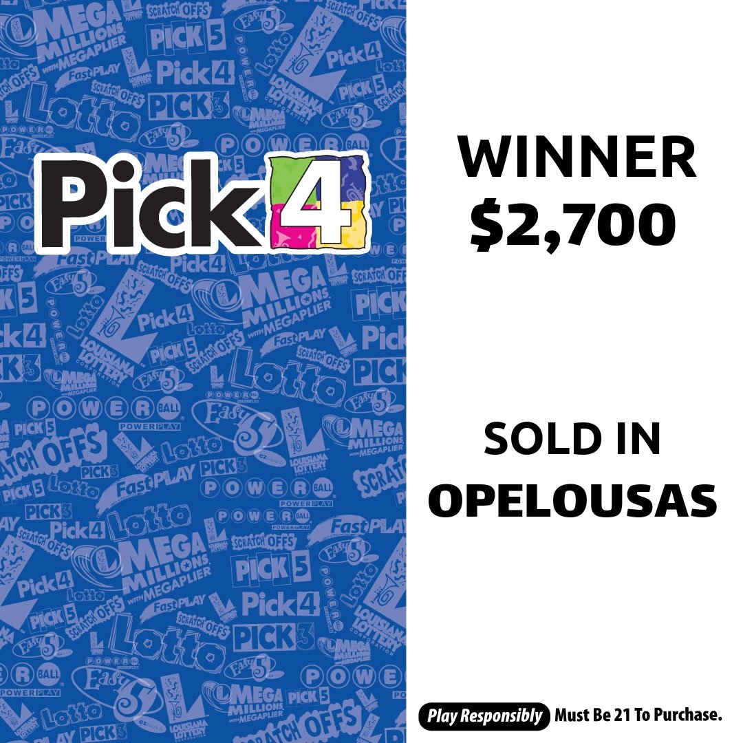 Congrats to Park Food Mart on Park Avenue in #Opelousas! 🎉

They sold $2,700 in winning #Pick4 tickets for last Tuesday’s drawing! 🤑

👉 brnw.ch/21wW6fG