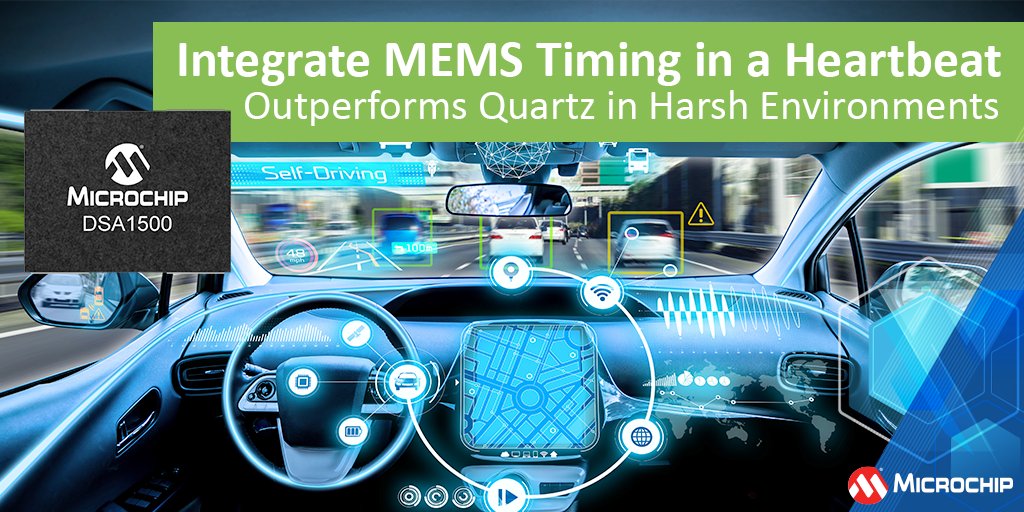 MicrochipTech's tweet image. If you&apos;re still relying on quartz oscillators, it might be time to upgrade. Our automotive MEMS oscillators are designed for today&apos;s most demanding environments, offering high reliability and available in standard packages. mchp.us/45fSms6 #MEMS #Oscillators…