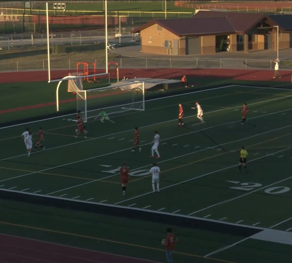 Halftime Update: 
Erie leads Mead 1–0 

#GoTigers <a href="/ErieHSAthletics/">Erie HS Athletics</a>