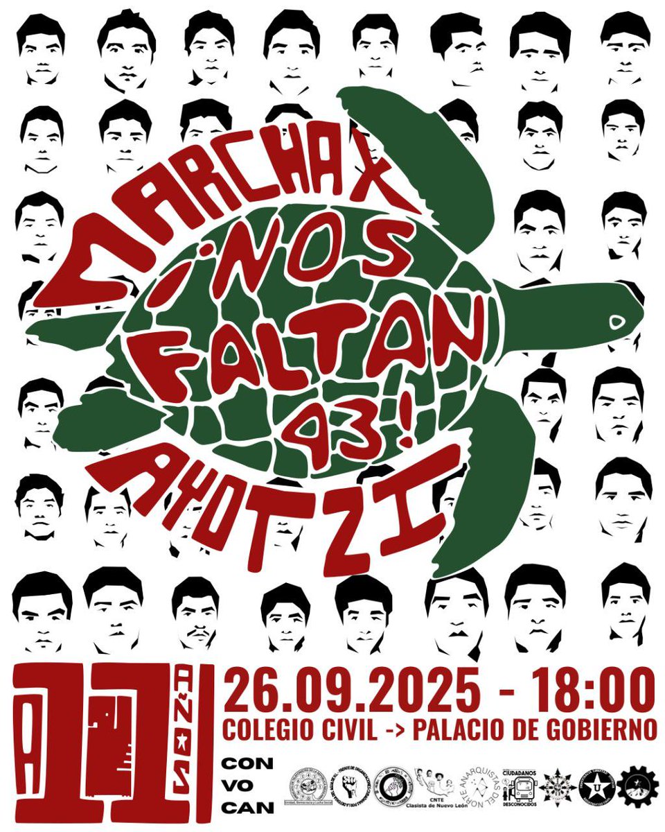 Monterrey, mañana! Ayuden dando RT🐢