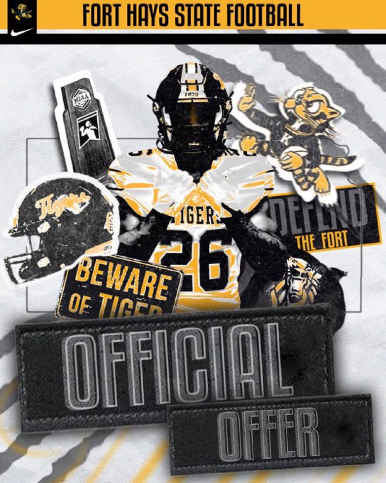 Austin Zeller (@zelleraustin23) on Twitter photo #AGTG Blessed to announce I have received an offer from <a href="/CoachMartinOL/">Taylor Martin</a> to <a href="/FortHaysState/">Fort Hays State University</a>!
#DefendTheFort #GoTigers #AGTG Blessed to announce I have received an offer from <a href="/CoachMartinOL/">Taylor Martin</a> to <a href="/FortHaysState/">Fort Hays State University</a>!
#DefendTheFort #GoTigers