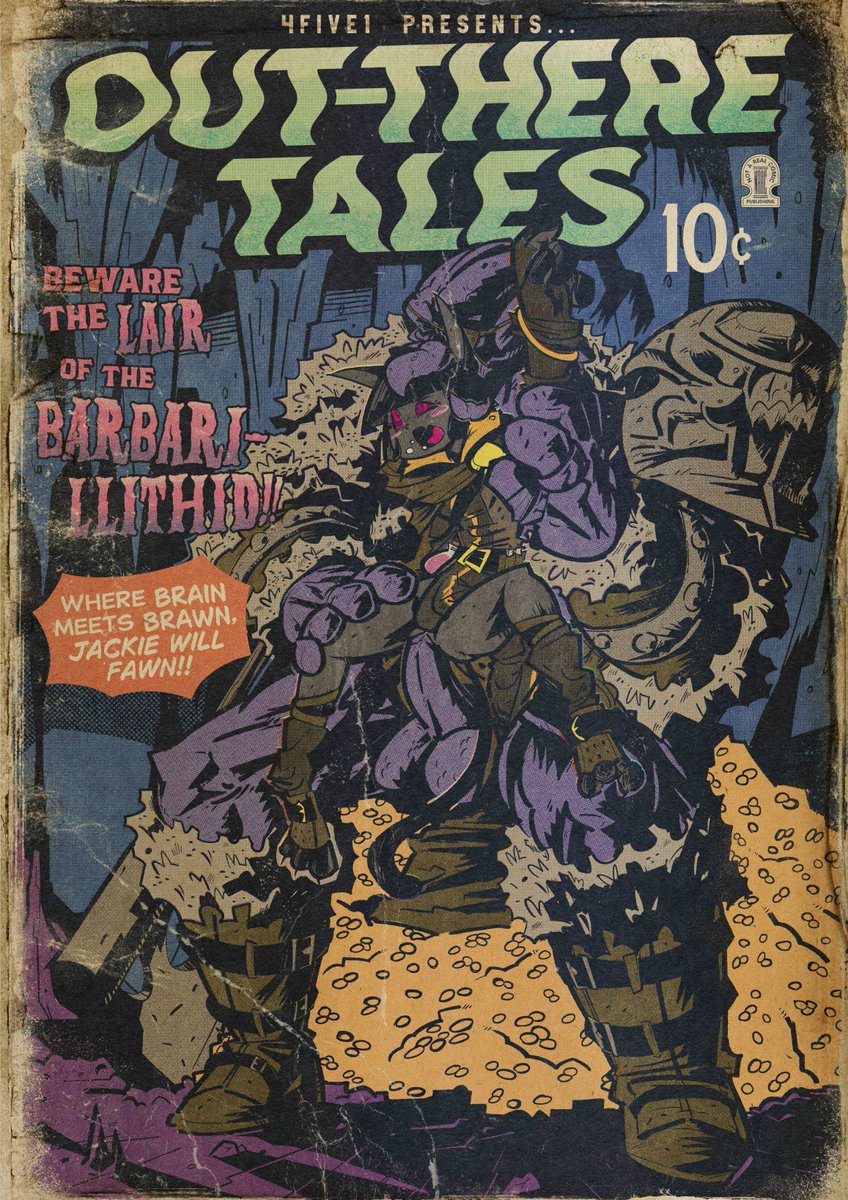 Lair of the Barbari-llithid! (Not a real comic)