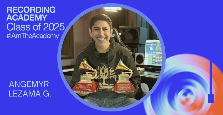 Engemyr's tweet image. I’m honored to join the @RecordingAcademy’s 2025 New Member Class—an inspiring global community of creators and professionals who are shaping the future of music. #IAmTheAcademy