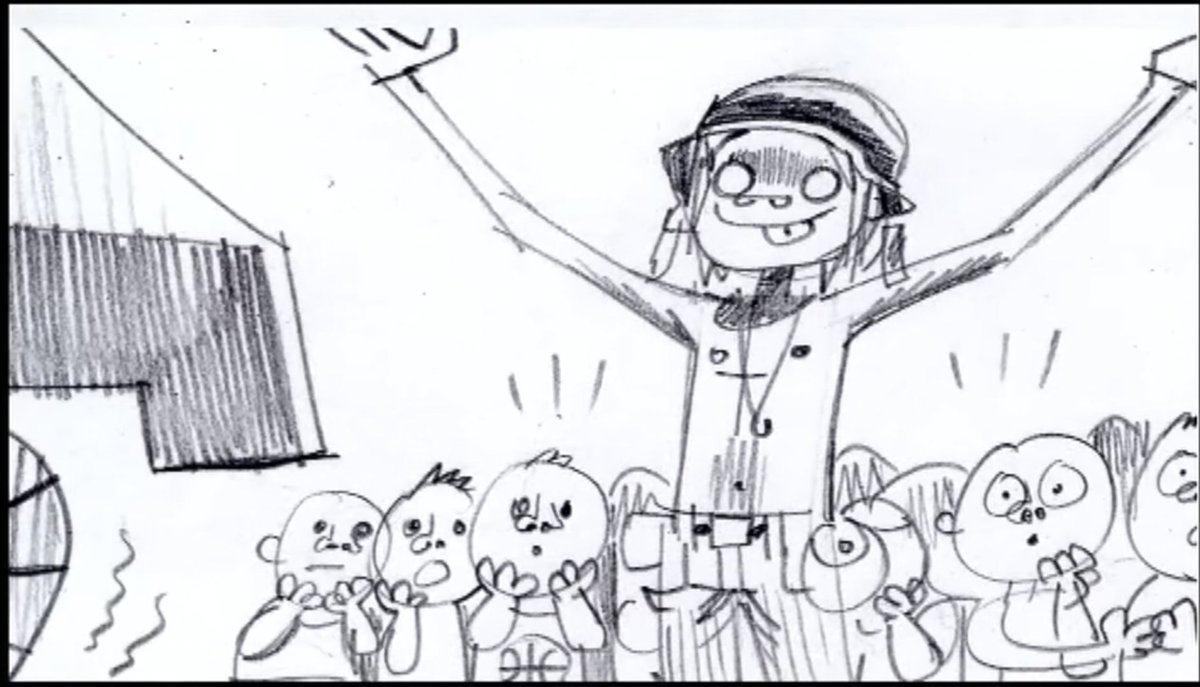 I love this part in the dirty harry storyboard where hes super excited to see the others arrive