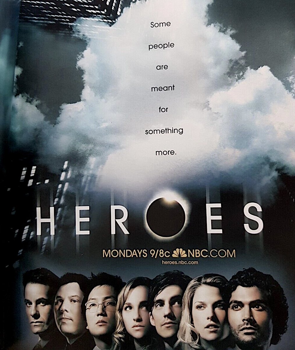 RetroNewsNow's tweet image. 📺DEBUT: ‘Heroes’ premiered 19 years ago, September 25, 2006, on NBC