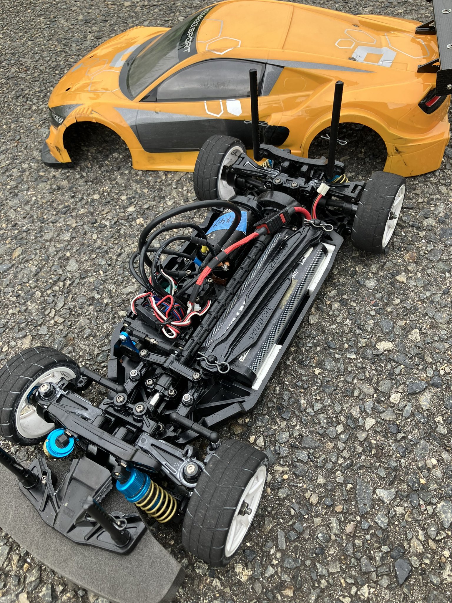 田宮　TT02トラック　メカ付き TAMIYA TRACK UNIT トラックユニット買って良かったわ TT-02が