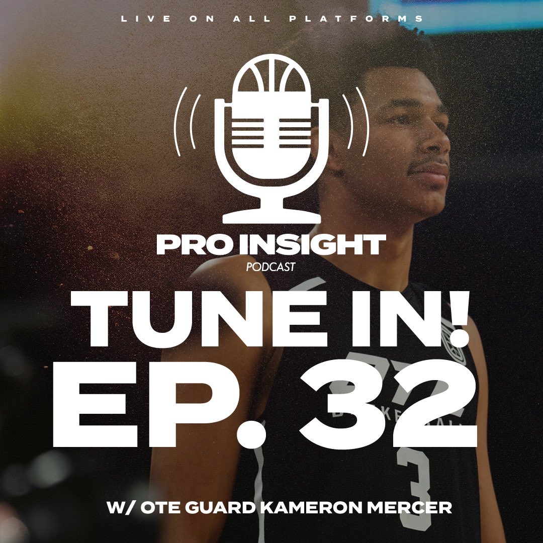 _proinsight's tweet photo. #ProInsightPod Episode 32, @OvertimeElite Combine Recap (ft. Kameron Mercer)
🎧 https://t.co/0nNsNCUmG7 https://t.co/5B2Tbw7BeL
