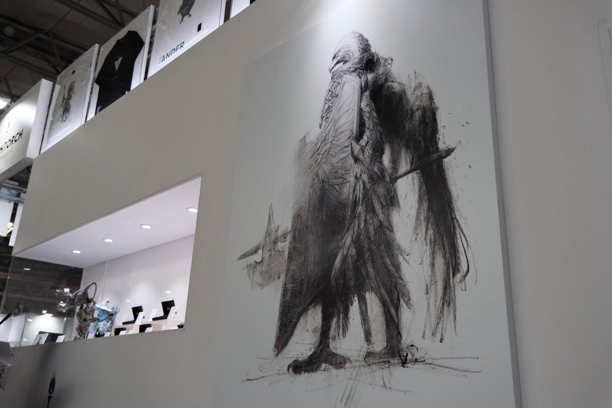 torchtorch_jp's tweet image. 東京ゲームショウ2025、2日目が始まります。
TORCH TORCHブースでは、『ELDEN RING NIGHTREIGN』より「追跡者」の壁面装飾を、反対側には「守護者」のパネルを展示しております。お立ち寄りの際は、記念に写真撮影をぜひ。
本日も皆様のお越しをお待ちしております。