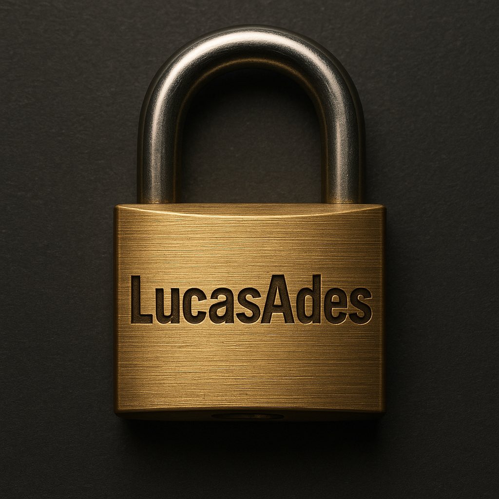 A LucasAdes members only security announcement on the community pages on YouTube. 

Please, to keep us safe and strong don’t reply or comment here just on the members only post. 

I don’t want certain people knowing what we are up to.

youtube.com/@martynlucasin…