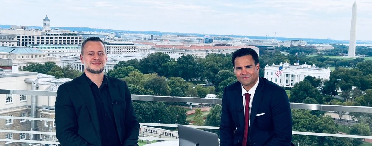 Our CEO @giorgiocafiero joined <a href="/trtworld/">TRT World</a> this afternoon for a discussion about the Erdogan-Trump meeting at the <a href="/WhiteHouse/">The White House</a>.