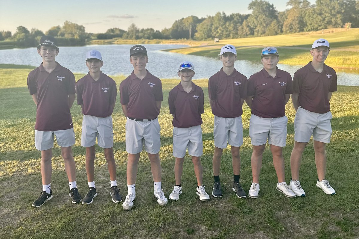 Time to show our JV Boys some love

These boys just wrapped up an undefeated 11-0 season with a 159.6 match average!

Colby Hartmann had 3 match medalists rounds, Cartr Hartmann and Jack Sachtleben each had one other!

Proud of the grind they all put in!