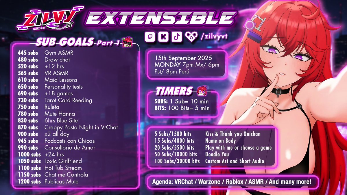 Despues de 18 horas de pudo acabar el Silent Hill 2 ahora se viene el Silent Hill F pero lo jugaremos en partes 😅

Se continúa el Extensible ❤️‍🩹✨💋
Aquí tienen su PARTE 2 de metas, yo diría está un poco 🌶️🌶️🔥🔥

twitch.com/zilvyvt