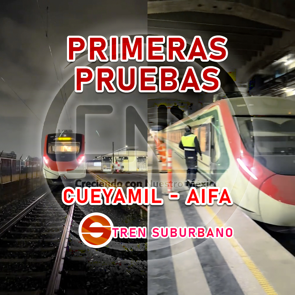 Ver video: youtu.be/z2u5WCuuByI
🔥¡Entérate!🔥
⭐Impresionante, Tren Suburbano en prueba de trenes hacia el AIFA, ¿Se hará realidad en diciembre 2025?.