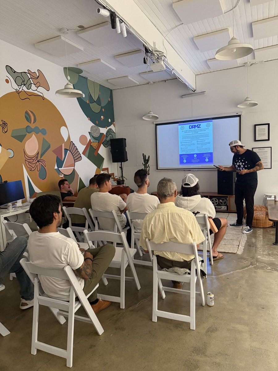 rod_drmz's tweet image. What a blast to host our first Cardano &amp;amp; Web3 meetup in collaboration with “Granada House” (@kpalaniuk ) in San Diego! 

It’s a beautiful venue, with an awesome collection on display; a great gallery, office, and cultural space — set up with plug-in audio &amp;amp; projector display 🤘🏽…