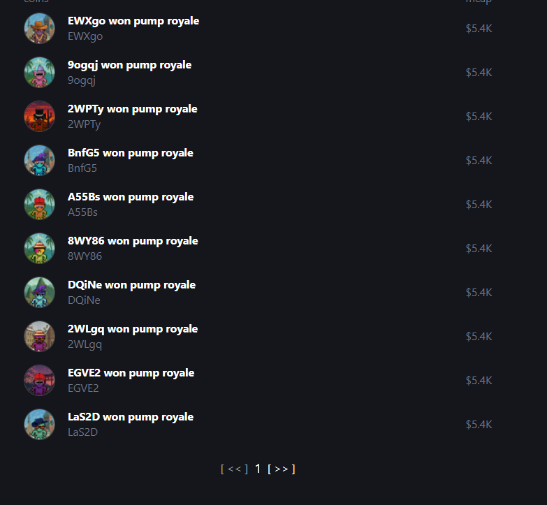 droopydoo22's tweet photo. Lastly, whenever someone wins a $ROYALE match, a token gets minted in their honor.

This portion is just a gimmick for the most part, BUT.... Imagine if @Cupseyy or @Ga__ke were to win 👀👀 Things would definitely get interesting! https://t.co/dpPJUUuTLo
