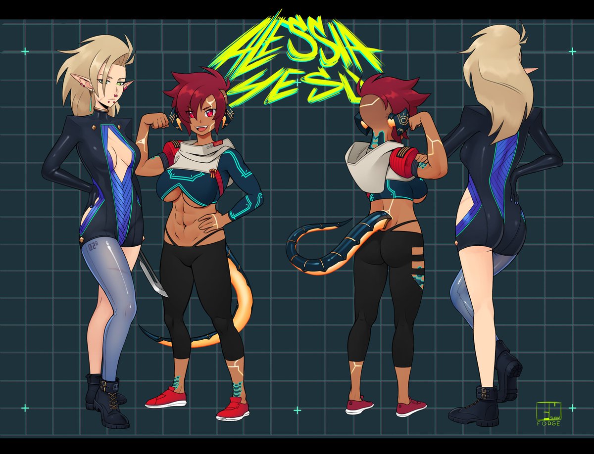 Fu (@fushark) on Twitter photo Character design commission I just finished up. Really wanted to make an interesting outfit that fit the cyberpunk theme without being to samey.
If you enjoy my work consider supporting me through Patreon or by commissioning me. Like/Comment/Share. Thanks! π Character design commission I just finished up. Really wanted to make an interesting outfit that fit the cyberpunk theme without being to samey.
If you enjoy my work consider supporting me through Patreon or by commissioning me. Like/Comment/Share. Thanks! π