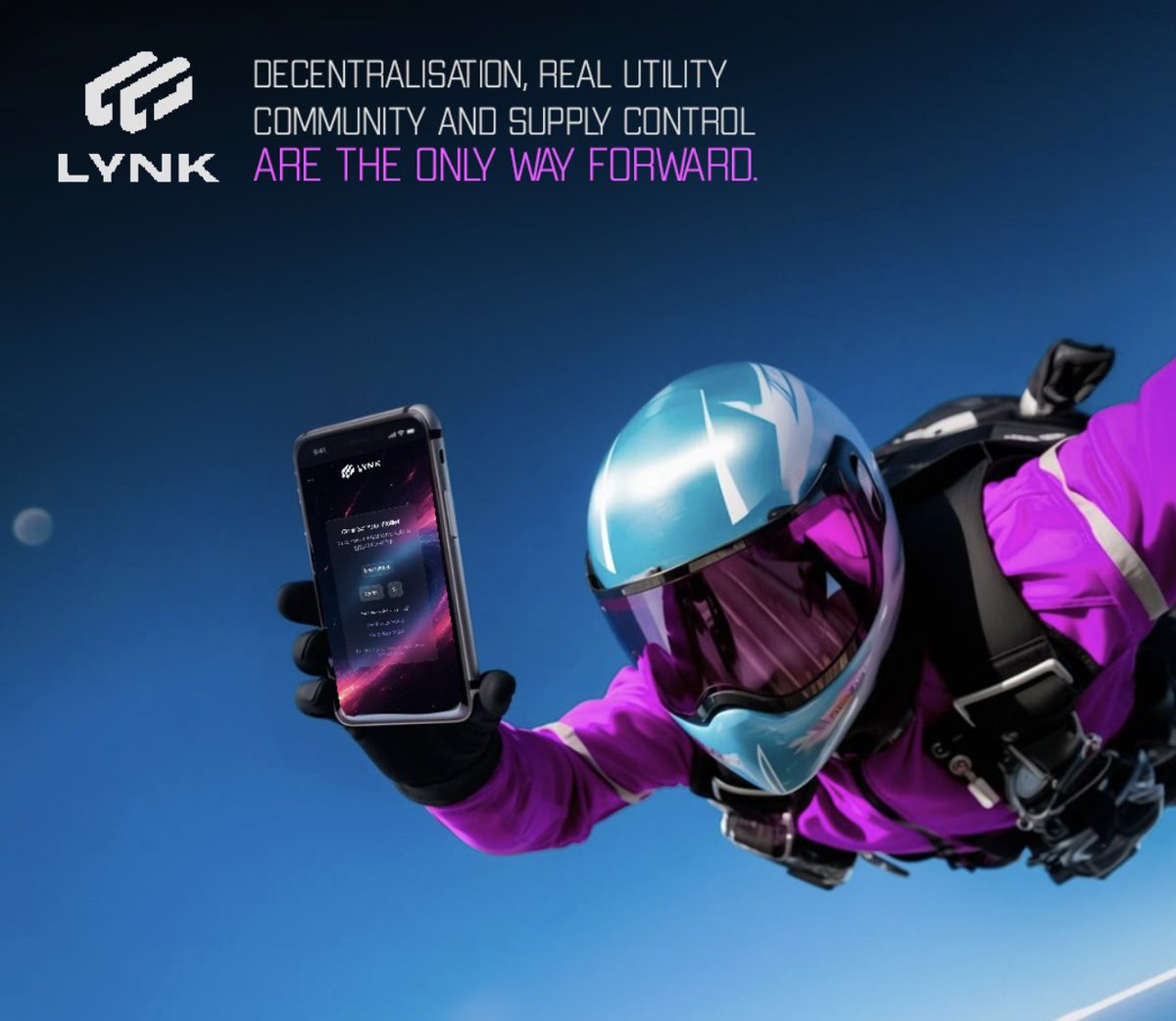 Decentralisation, real utility community and supply control are the only way forward. $LYNK TF UP