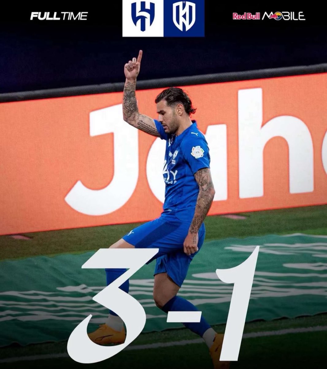 3 نقاط مهمة تم إضافتها رصيد بحساب الزعيم في المنافسة على دوري روشن والفوز على نادي الاخدود 3 / 1 
قدموا لاعبي الزعيم اداء جيد وأضاعوا العدد من الفرص السهلة 
الهلال مصدر سعادة للجميع عند حضورة في اي مكان 
والقادم اجمل بإذن الله 
#الهلال_الاخدود