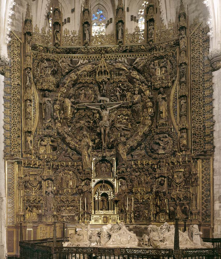 Main altarpiece, Miraflores Charterhouse, Burgos, Castile and León, Spain.

Would you have a high-quality photo of this place? I couldn’t find anything decent online, though it’s obviously a masterpiece.
