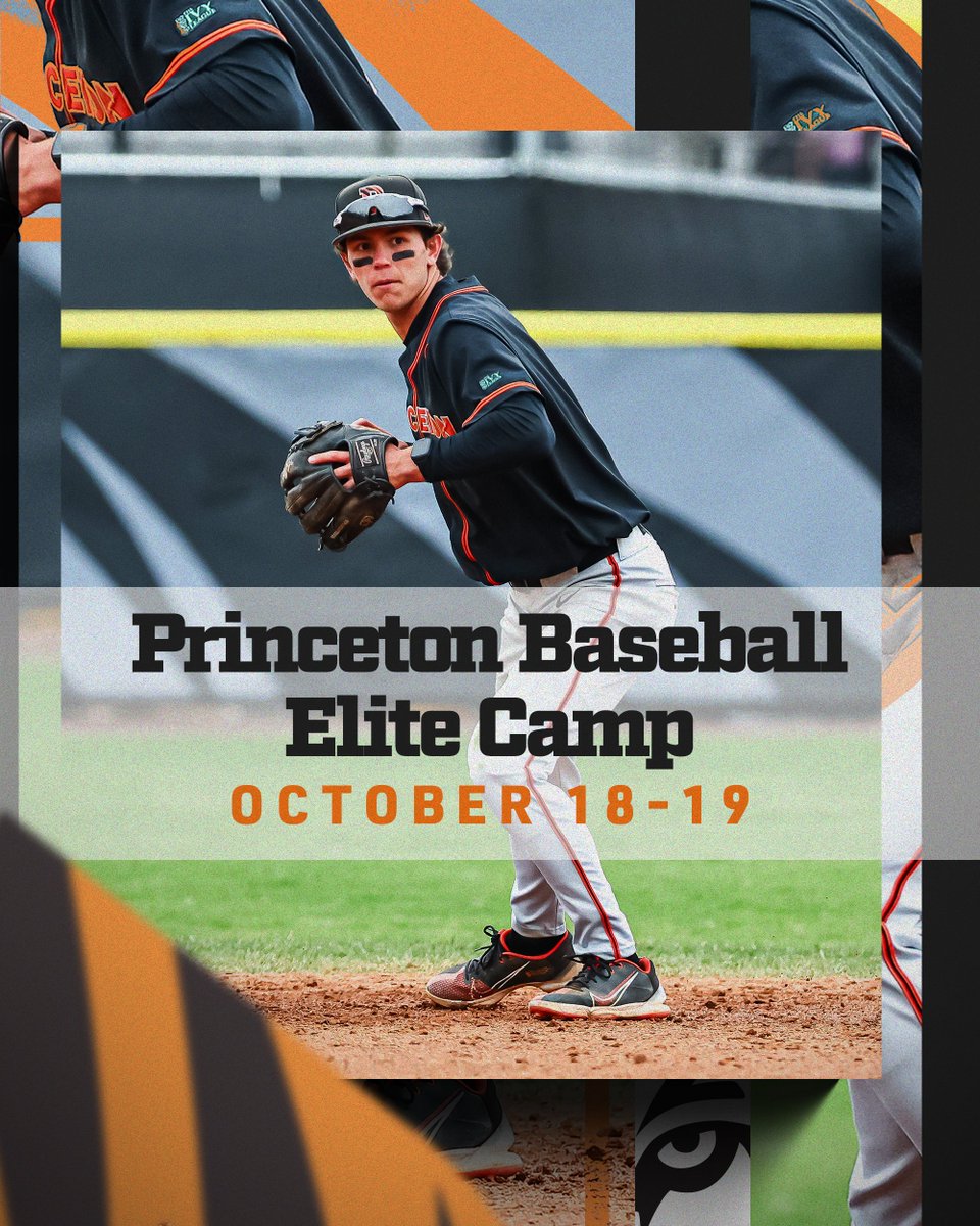PUTigerBaseball's tweet image. Spots are still available for our Princeton Baseball Elite Camp, check out the link in bio🔥