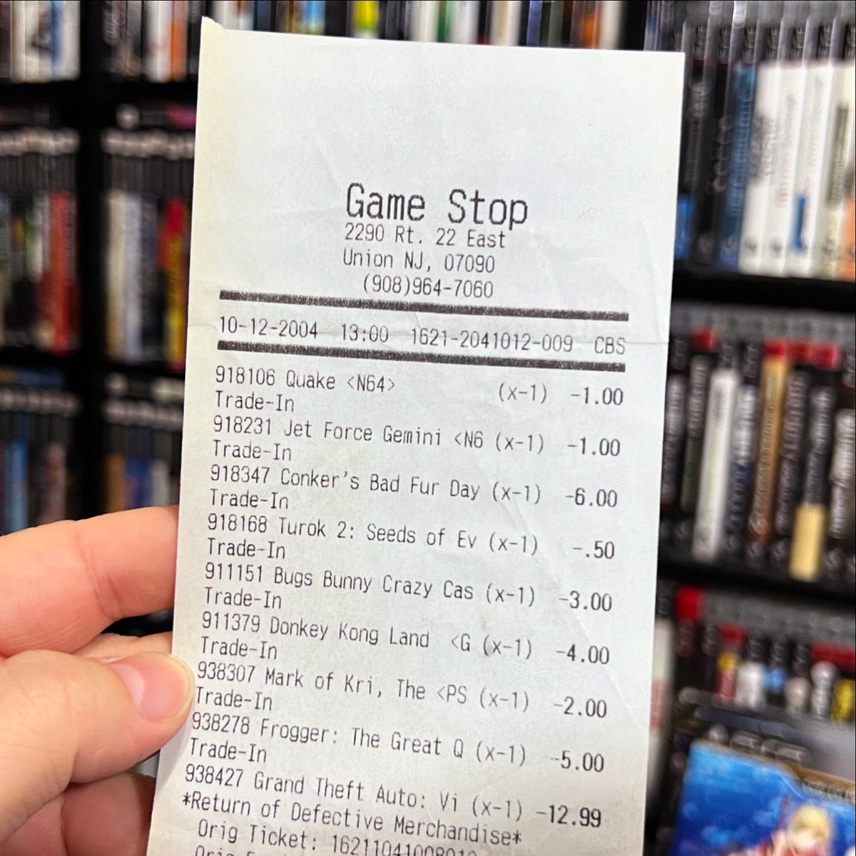 Look at those trade in prices from back in the day at GameStop?! Still about the same aren’t they? 😂 #videogames #games #gamestop #gamerahmer #throwback #retrogaming #nintendo #n64 #nintendo64 #n64games