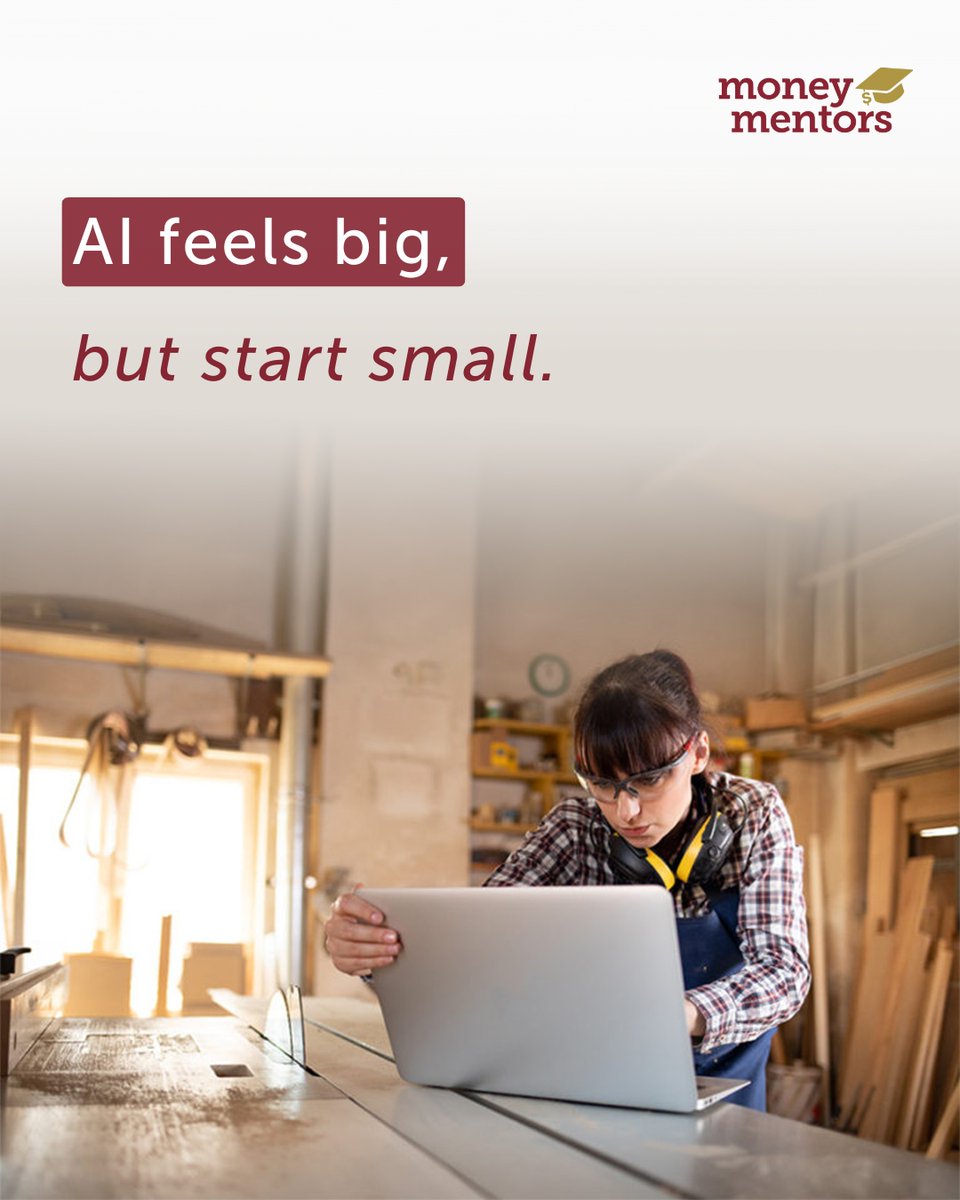 AI is here to stay.

Our new blog breaks down what it really means for small business owners, plus how to use it without the risks.

Read more 👉 moneymentors.ca/money-tips/ai-…
#SmallBusiness #AI #Entrepreneurship