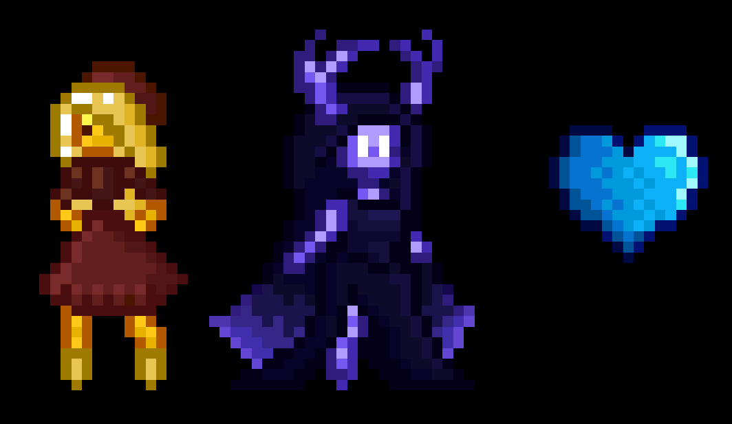 (OC Art)

Gave pixel art a try. Actually really fun lol. I figured it wouldn't be an easy transition since pixel art needs a pretty different set of skills, but I think I did better than I expected