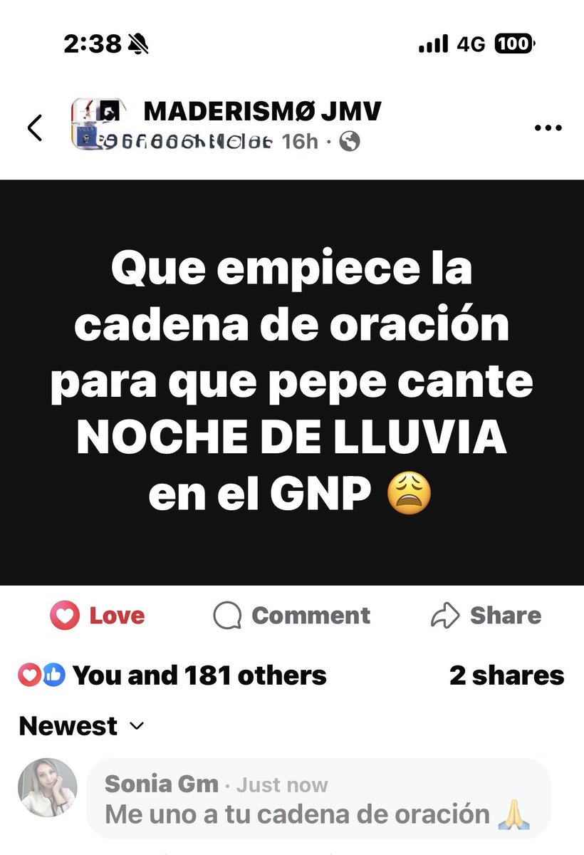 son_nit's tweet photo. No sé quién sea, pero claro que yo ya estoy en esa cadena de oración 😜 https://t.co/qoFNxRTSio
