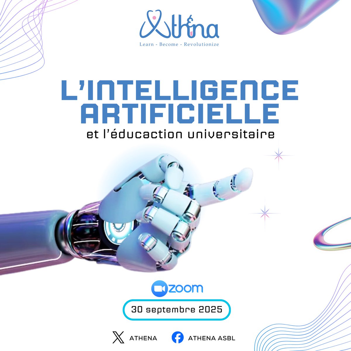 salon_femmes's tweet photo. Vous êtes étudiant(e), vous entendez parler de L’intelligence artificielle, mais savez-vous en quoi elle peut réellement vous être utile? 

Ce webinaire est pour vous ! 

📅 mardi 30 septembre 2025 
⏱️ De 19h30 à 21h00
💻📲 Sur Zoom

📱Contact pour réservation: +243 891 180 778 https://t.co/03V9PwpzLa