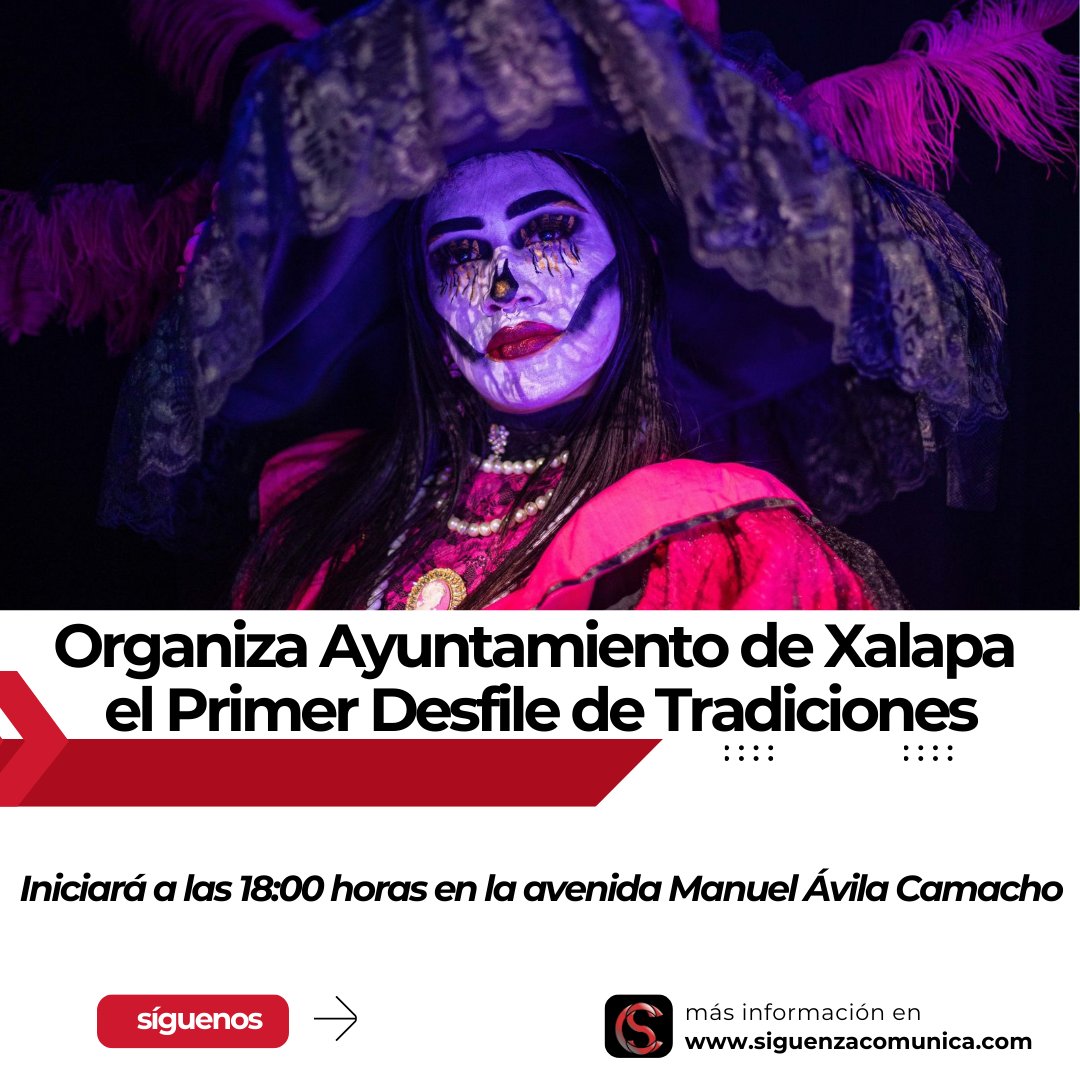 Con el propósito de honrar, preservar y celebrar nuestras raíces, personal Administrativo y Operativo del <a href="/AytoXalapa/">Ayuntamiento de Xalapa</a> participará en el Primer Desfile de Tradiciones que se realizará el próximo 22 de octubre.

siguenzacomunica.com/organiza-ayunt…