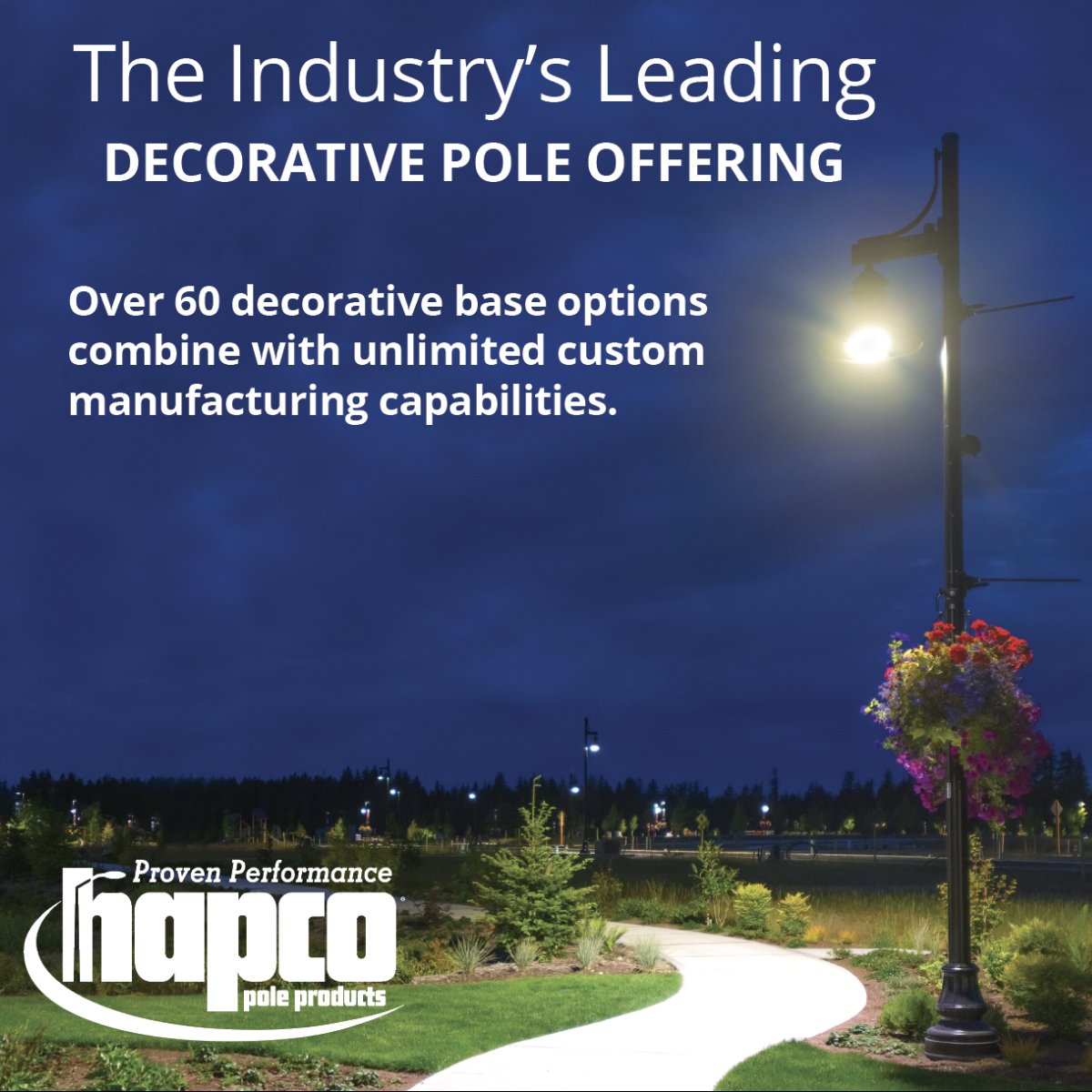 hapco's tweet image. 60+ decorative base options + unlimited custom manufacturing = endless possibilities for your lighting project . 
🔧 Browse our online catalog
📐Custom solutions available
Visit Hapco.com to learn more.
#HapcoLighting #DecorativePoles #CustomLighting
