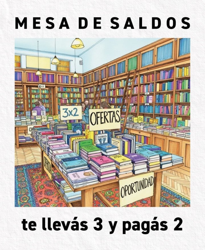Ingresá en nuestra tienda en línea y encontrá la nueva mesa de saldos virtual 📚🔥 Aprovechá los envíos gratuitos a todo el país y el descuento por pago con transferencia 🫰🏾

🔗 libreriahernandez.com