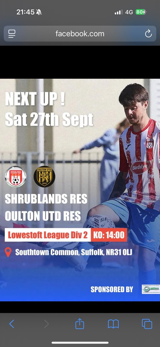 The Res have home comforts again this week as they seek to continue their upturn in form when they face Oulton Utd Res on the common. League sponsored by <a href="/TeamLaurenLou/">Gary James Bennett</a> 
COYS