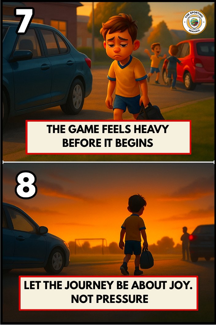 🚗 The car journey matters more than most parents realise.

Every interaction is a teaching moment, even before the game begins. The words a child hears in the front seat can shape their confidence long before they step onto the pitch.

Football should always be about joy. When