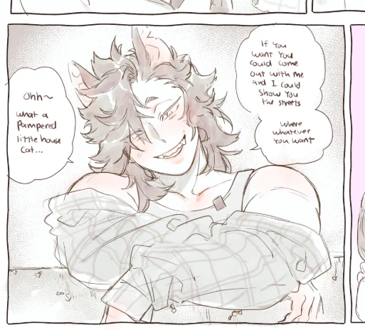started a streetcat x house cat au https://t.co/TOQpnWjRaD 