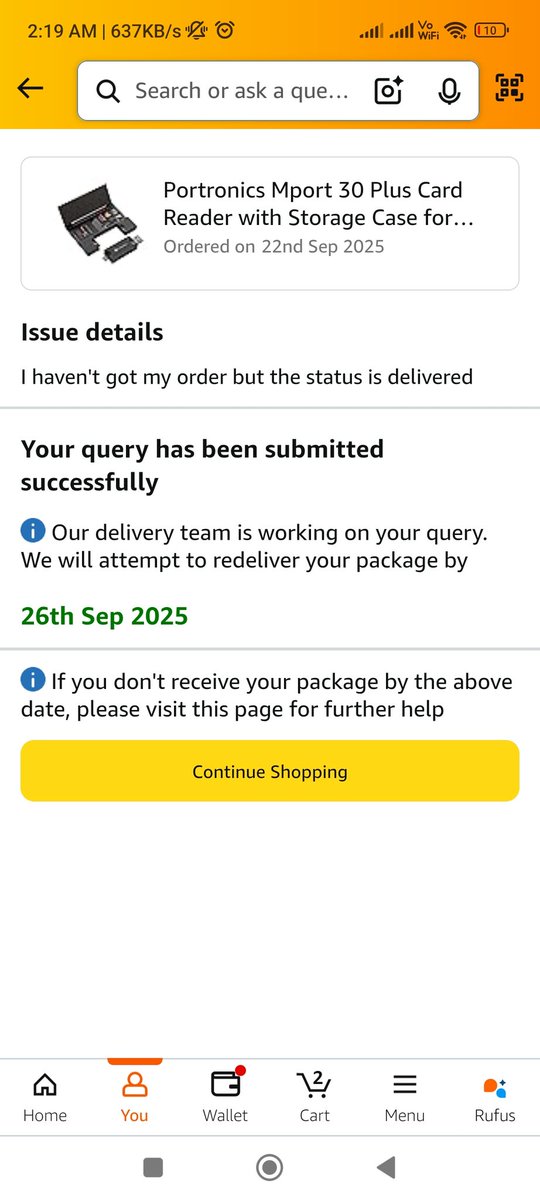 Prathamesh12017's tweet photo. @AmazonHelp @AmazonHelp @amazonIN @amazon
I have raised query i hope this will be actioned aeap https://t.co/jgO0p86Xw4