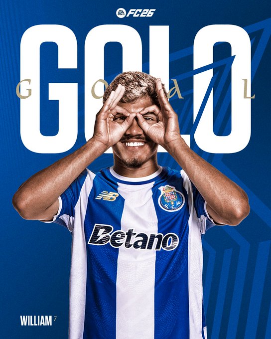 _Goalpoint's tweet photo. ⏱️ 90’+3’ mins ‼️ GOLO ‼️ ⚽️
⚪️ Salzburg 0 - 1 Porto 🔵

◉ William Gomes 🇧🇷 marca naquele que será o derradeiro lance do jogo!

#RBSFCP 
📸 @FCPorto